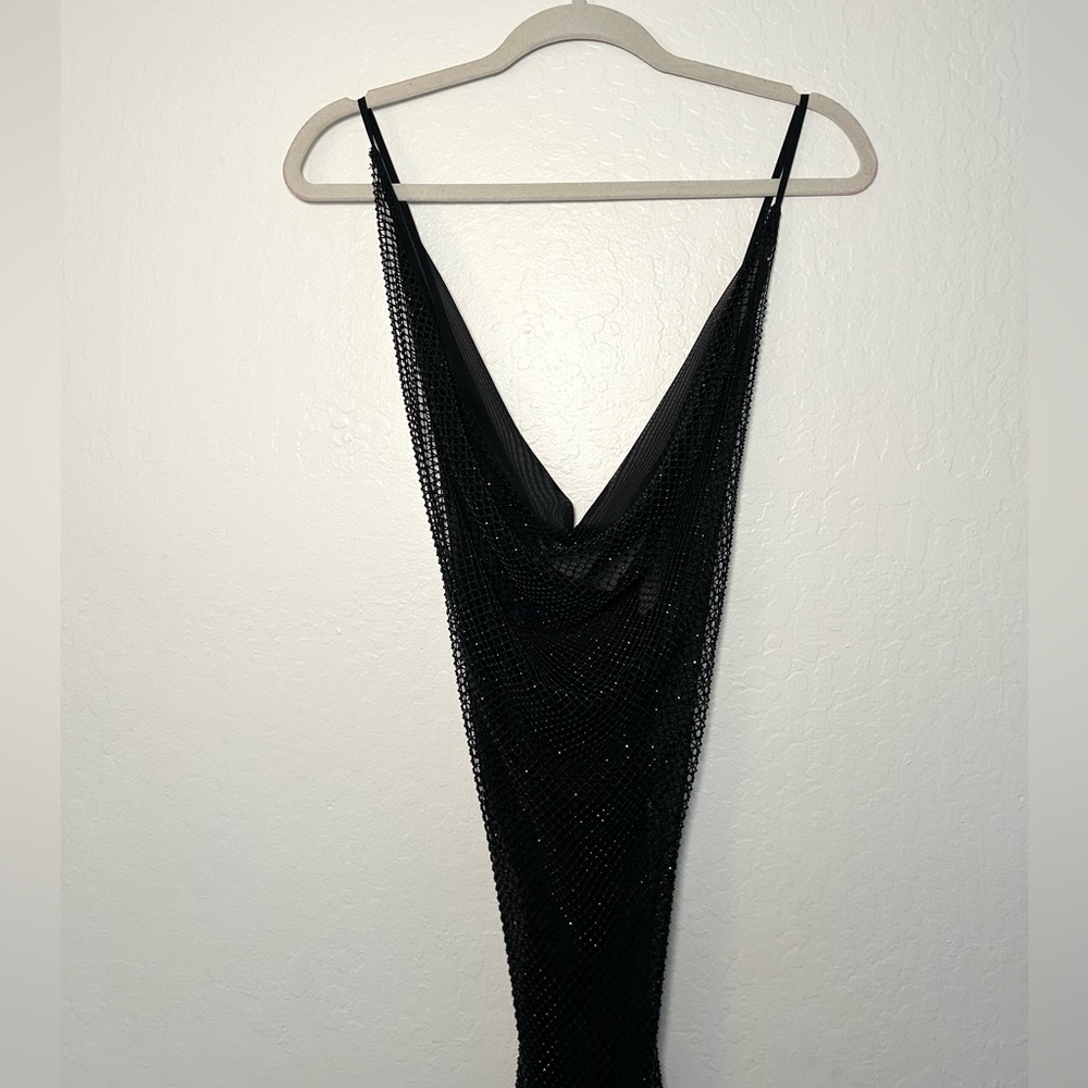 Forever 21 Black Mesh Dress - Size M